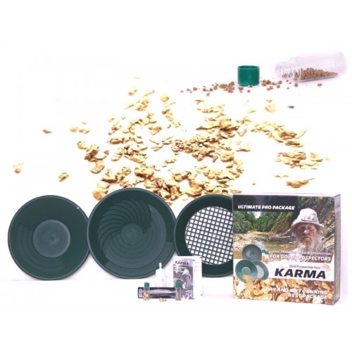 Karma Goldwaschpfannen Profi Set